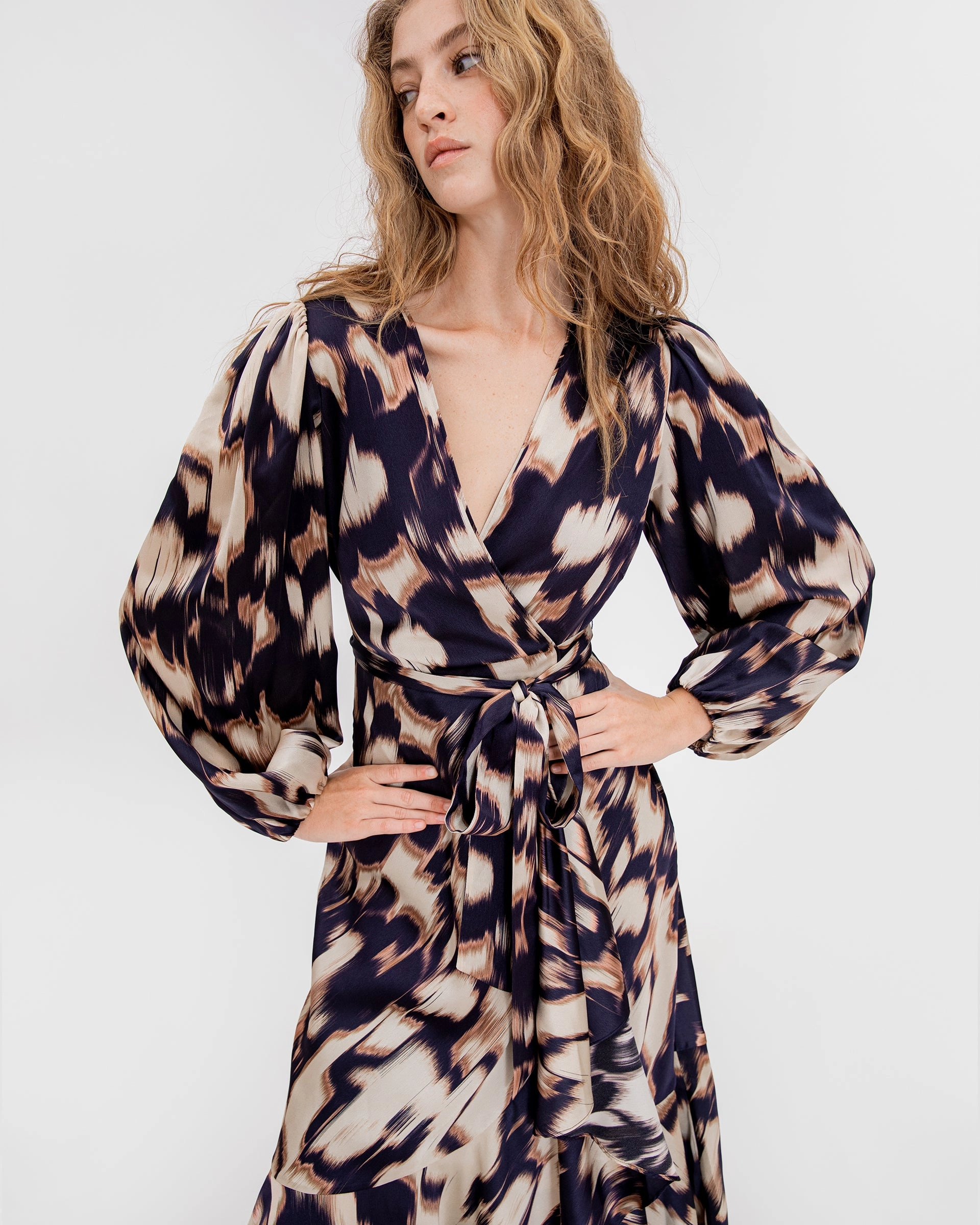 Long Sleeve Blaire Dress Cozy Tones