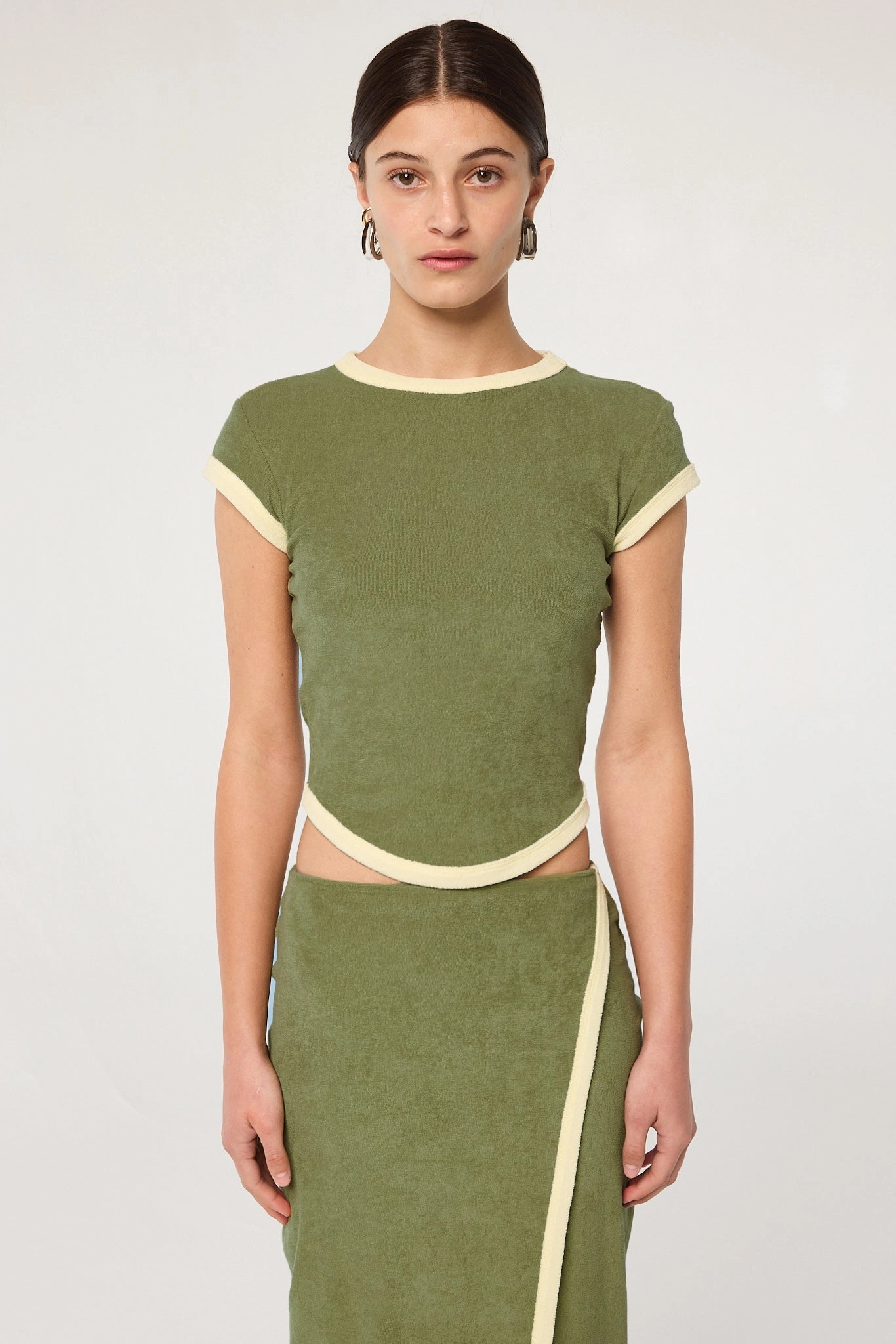 LAVI T-SHIRT TERRY Warm Hoodie Double Stitched Hem