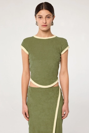 LAVI T-SHIRT TERRY Warm Hoodie Double Stitched Hem