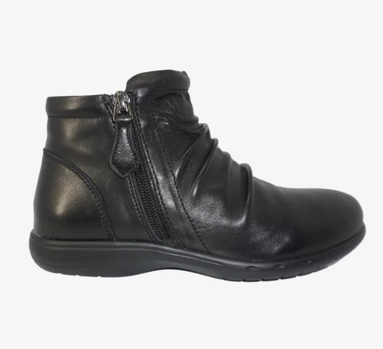 Comfy Cushion sweat-wicking CBD Darion Black Leather Boot