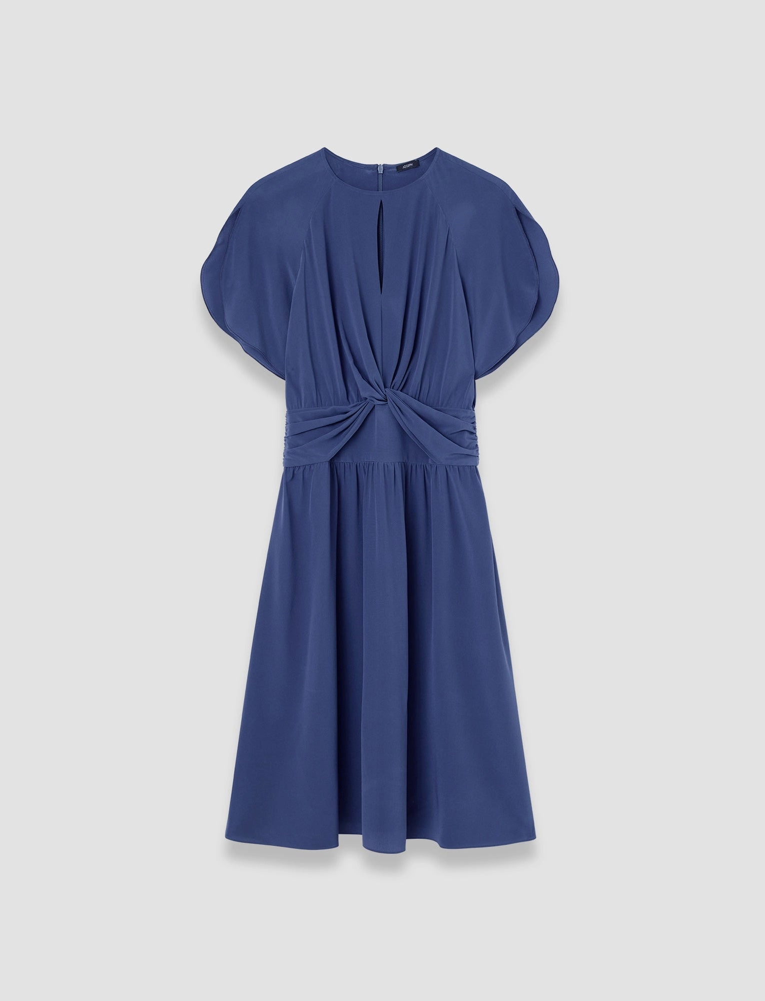 Clean Tone All-Day Comfort Wear Lowri Crepe de Chine Knot Silk Dress