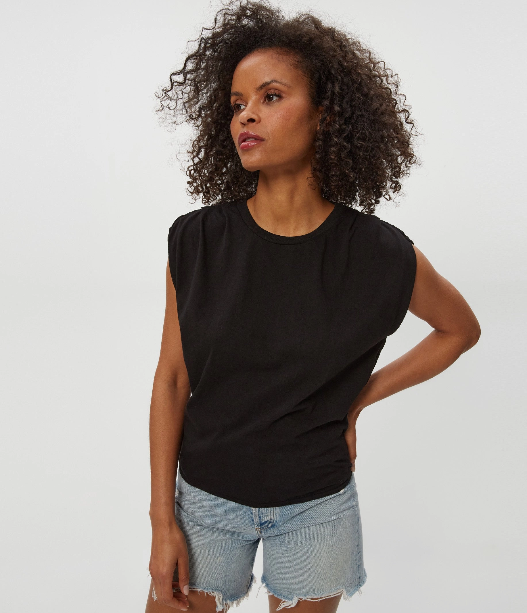 Elasticated Trim AntiOdorTechnology LUCA NEW JERSEY BUBBLE TEE