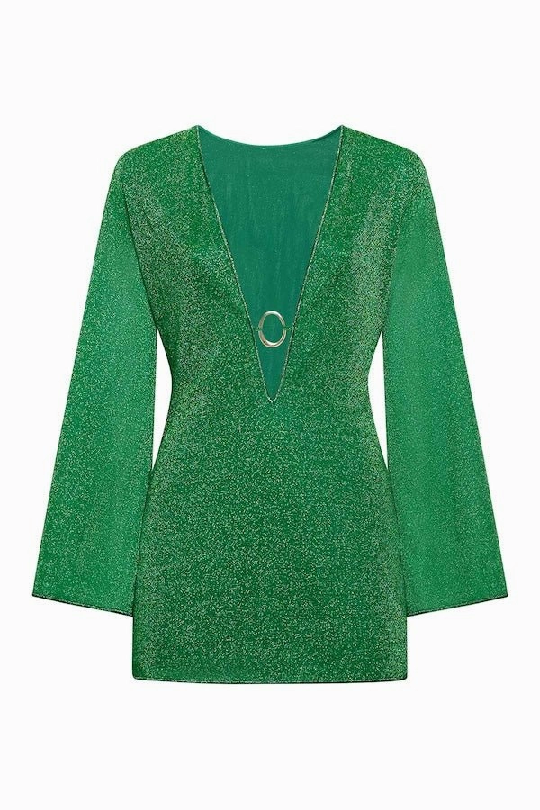 Lumiere O Gem Kaftan Emerald Green Trend Detail Cozy Feel