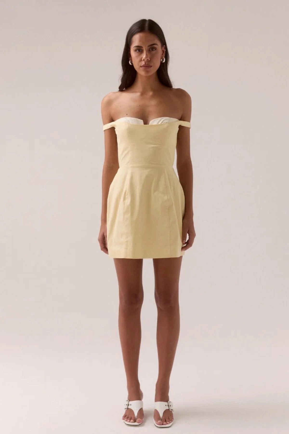 Smart and Chic Lure Mini Dress Lemonade