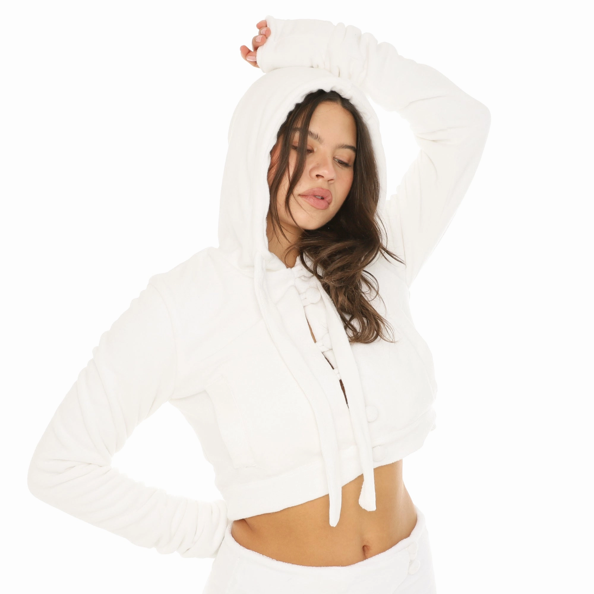 Heat Regulating Fabric Roll Up Sleeve System Luya Hoodie
