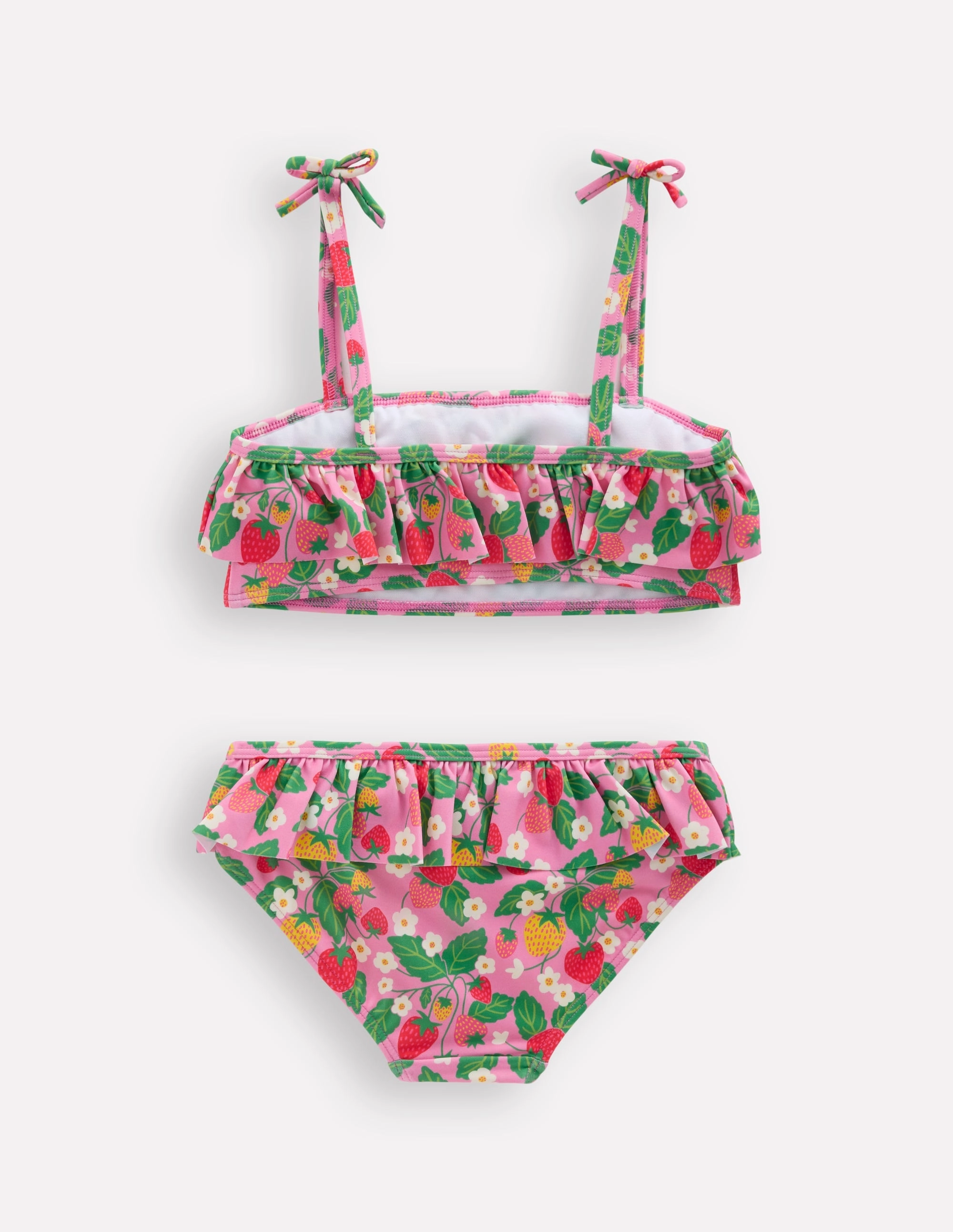 Tallulah Frill Bikini-Pink Strawberry Patch Fresh Look
