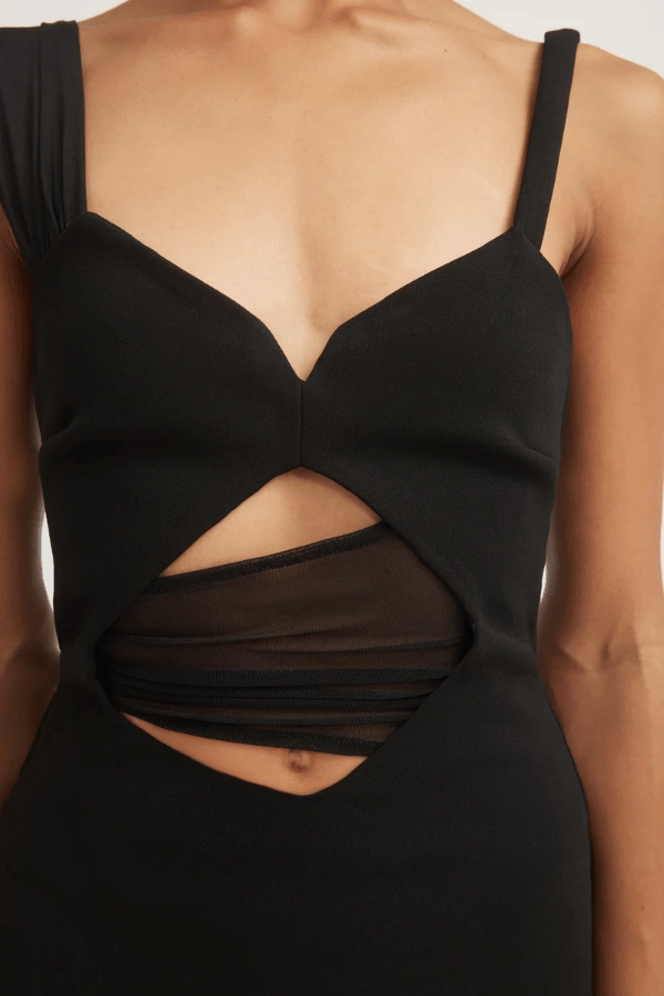 Madeleine Dress Black Business casual