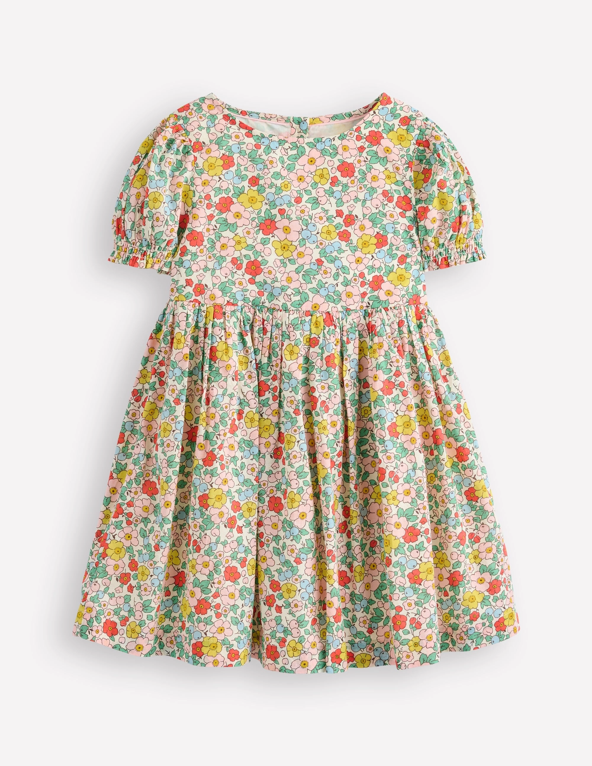 Madeline Woven Dress-Vanilla White Apple Blossom Urban Feel
