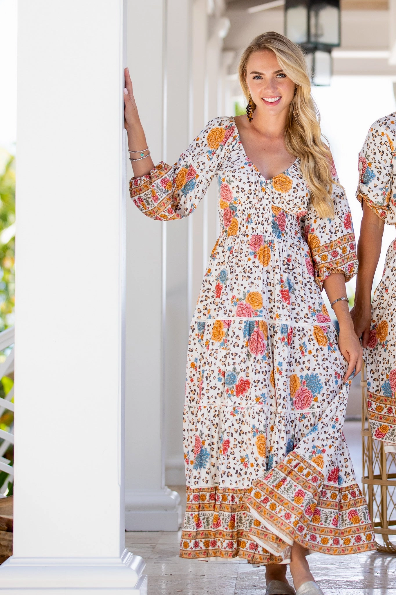 Madison Dress / Leopard Rose Classic and Chic Playful touch