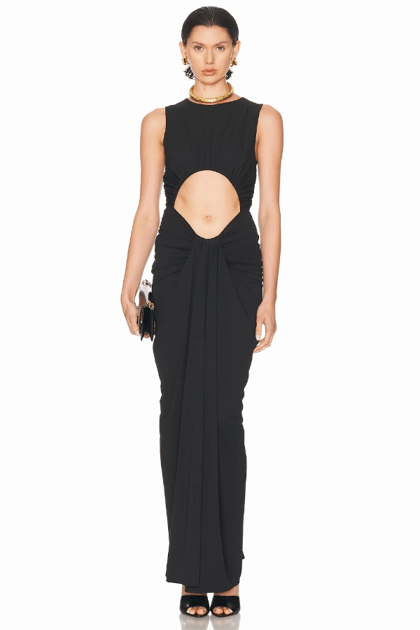 Marsella Dress Black Elegant Tailoring