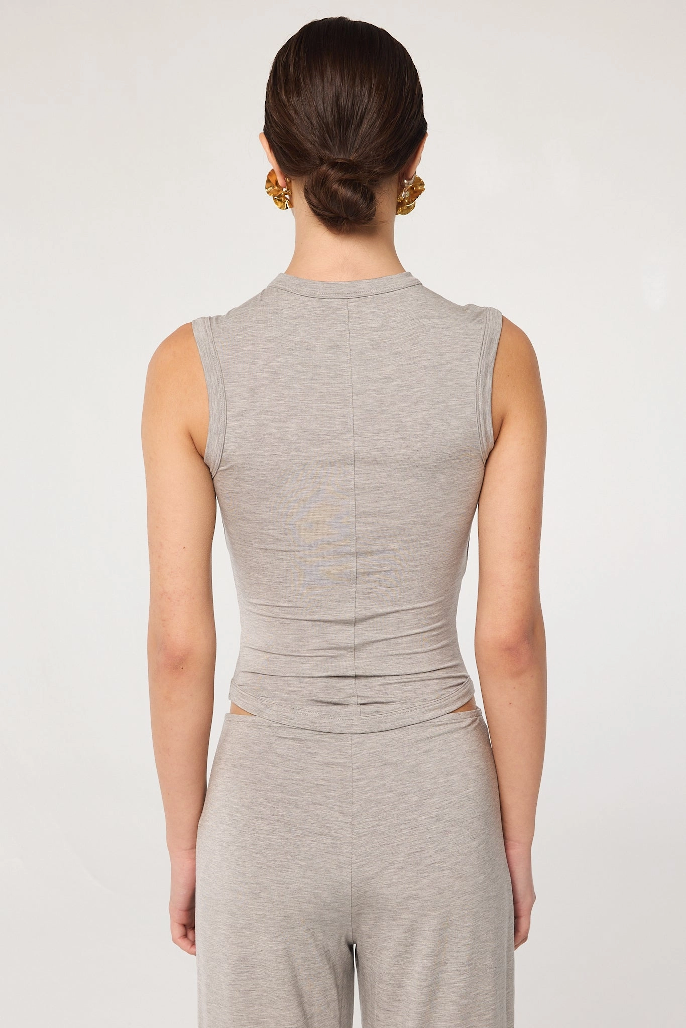 MARTINE TANK TOP Sustainable Production Certified Rolled Hem Finish