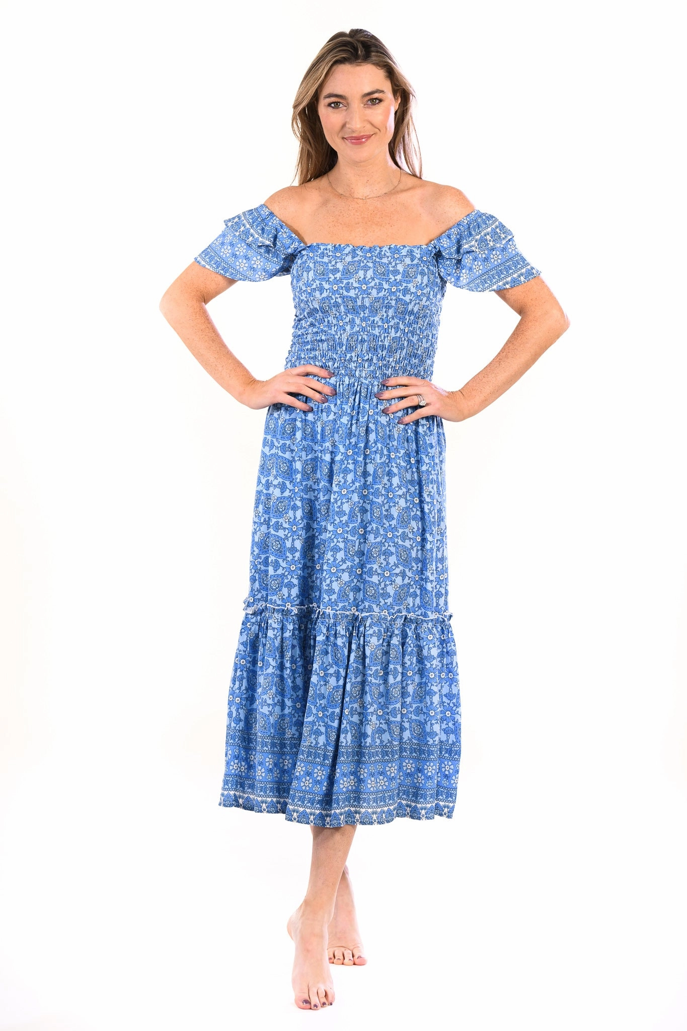 Matilda Dress / Dockside Blue Perfect For Work