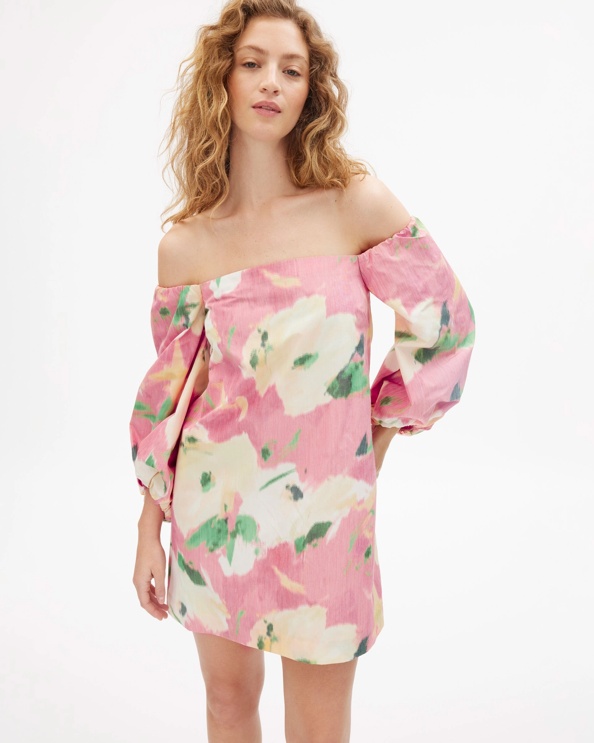 Ashley Dress Patterned-Fabric