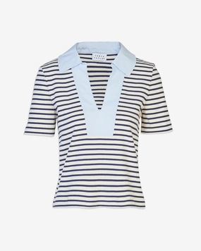 LongSleeve All Weather Performance Fabric Melanie Top