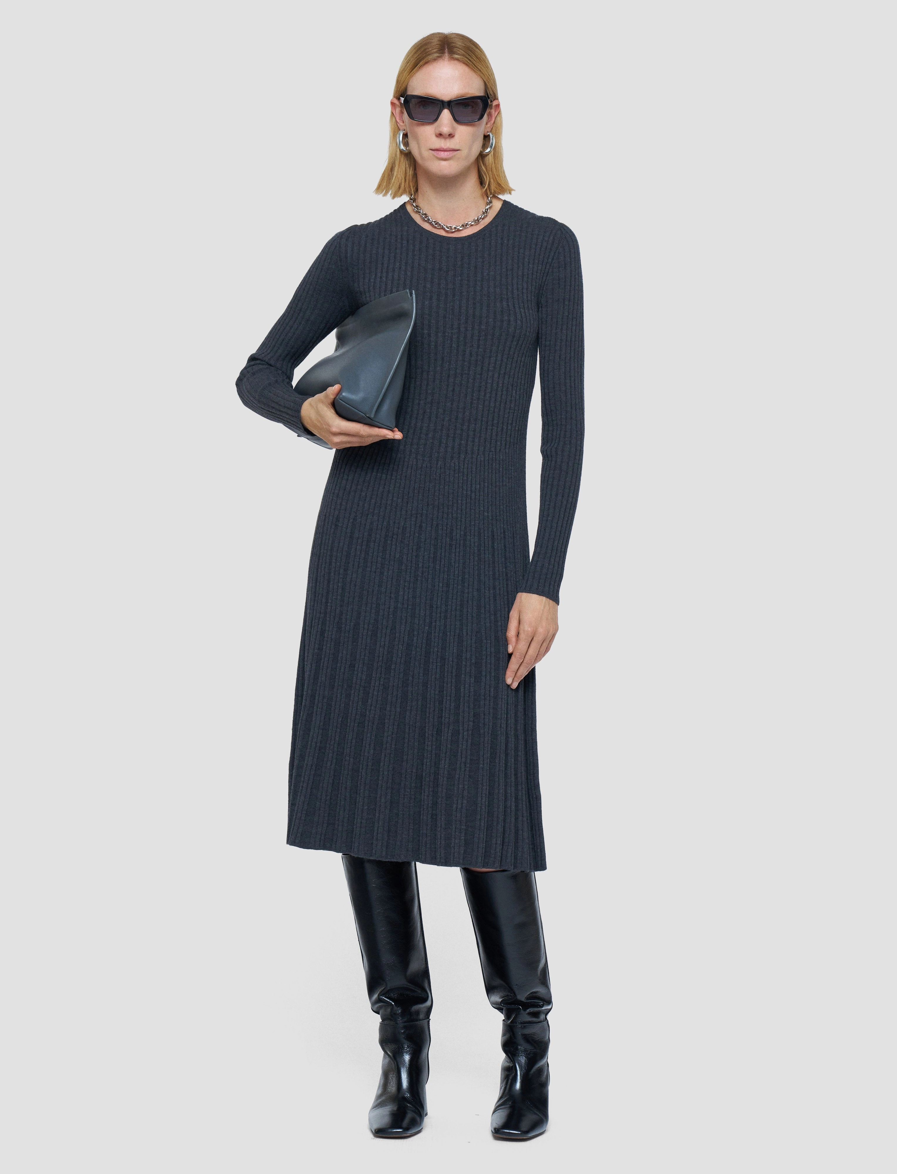 Merino Rib Knit Dress effortless grace Modern Form
