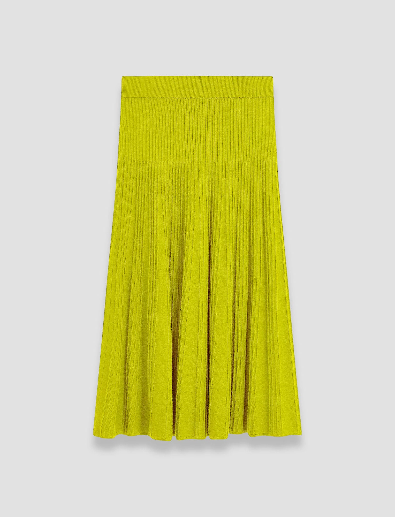 Erasable Crease Merino Rib Skirt