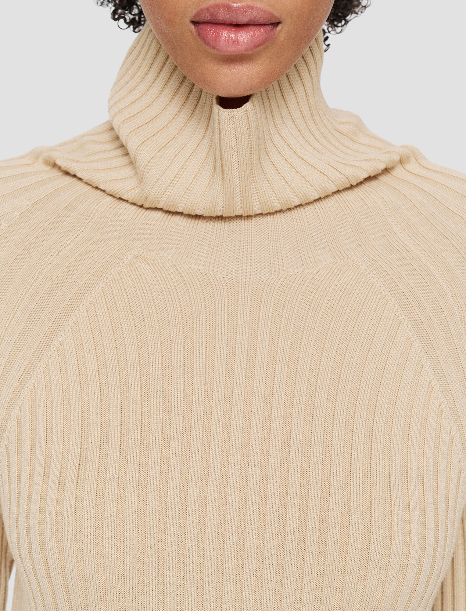 City Rhythm Merino Silk Rib Dress