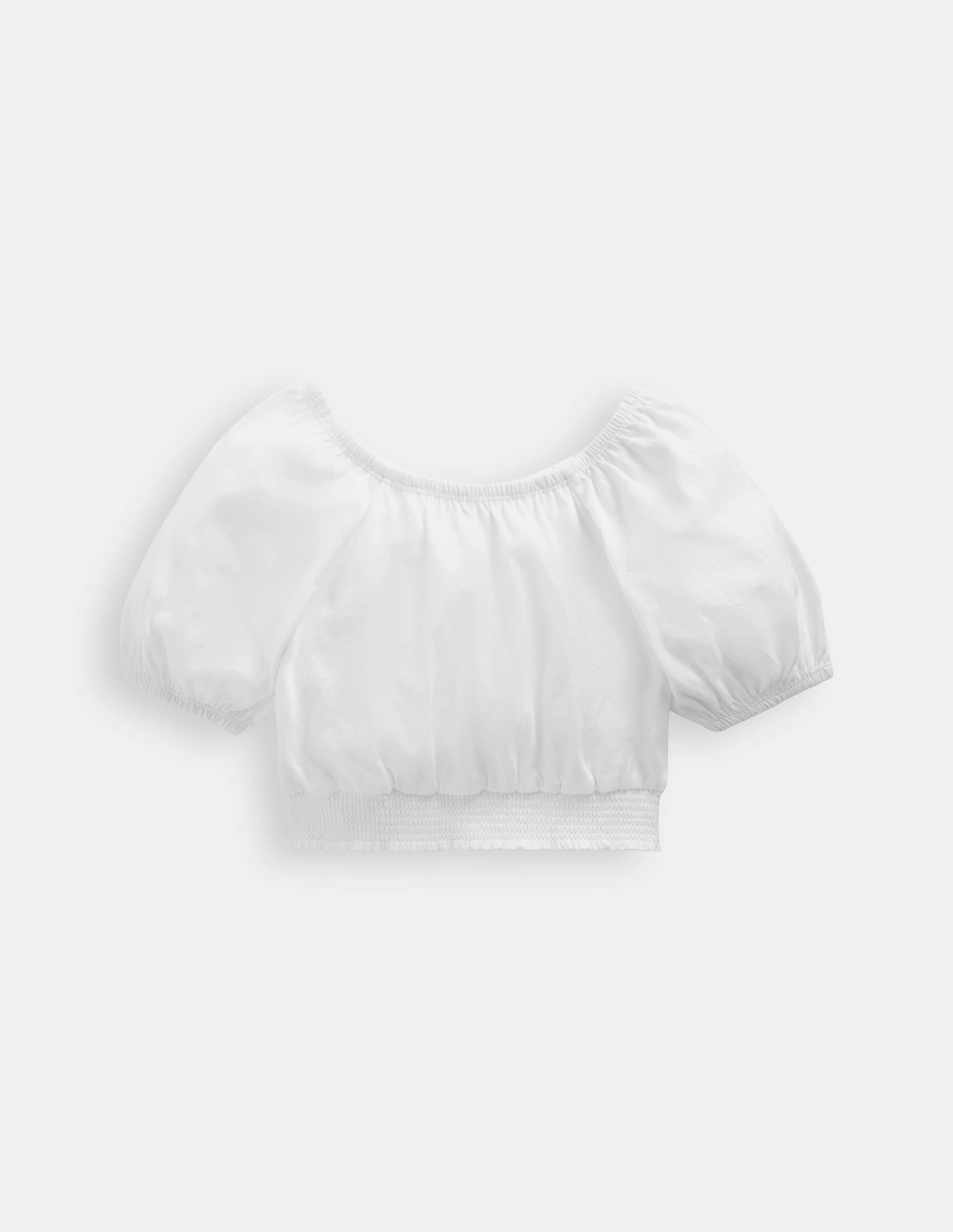 Bubble Top-White Multi Way Adjustable Fit Breathable Tank