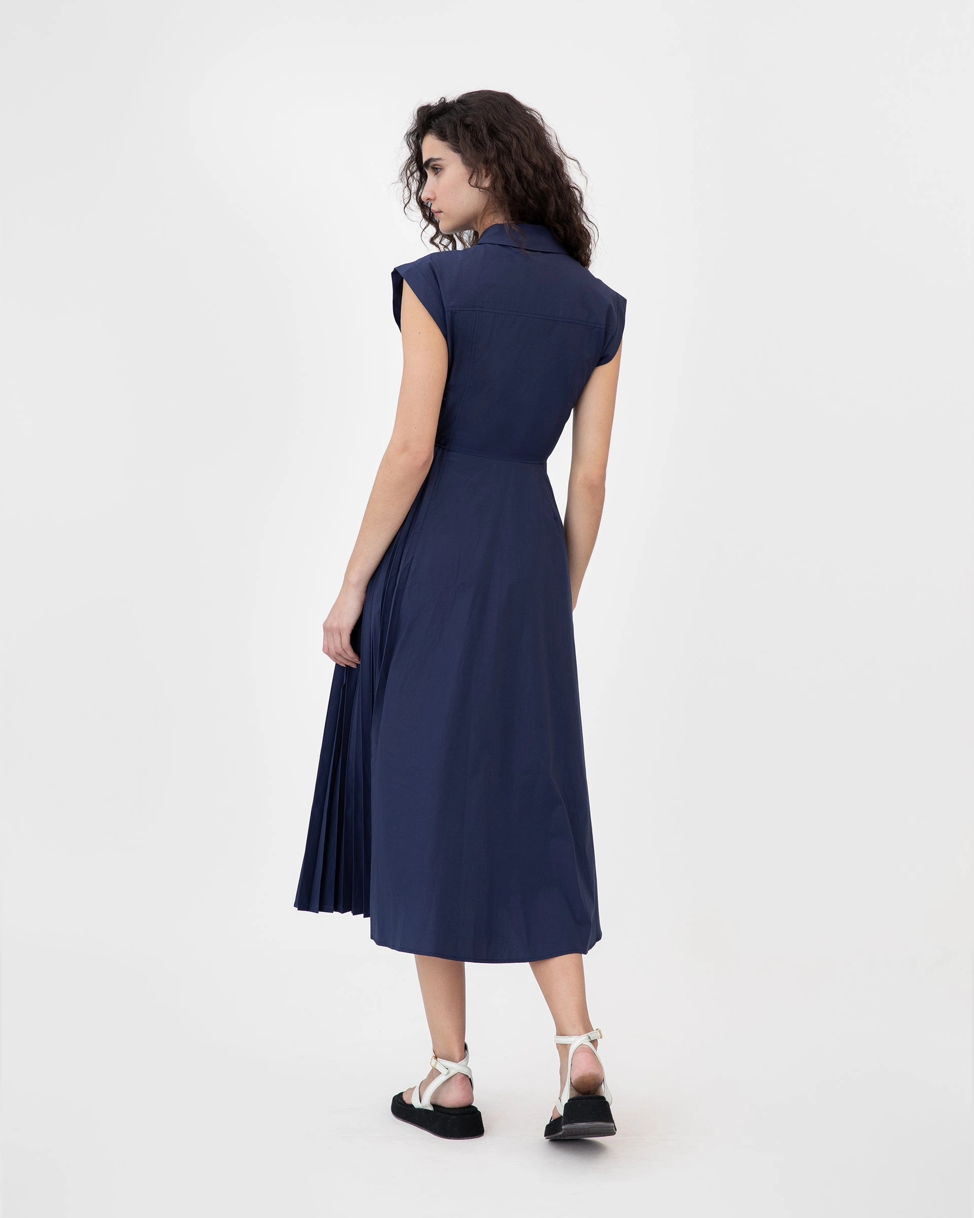 Midi Shivon Dress Cool Elegance