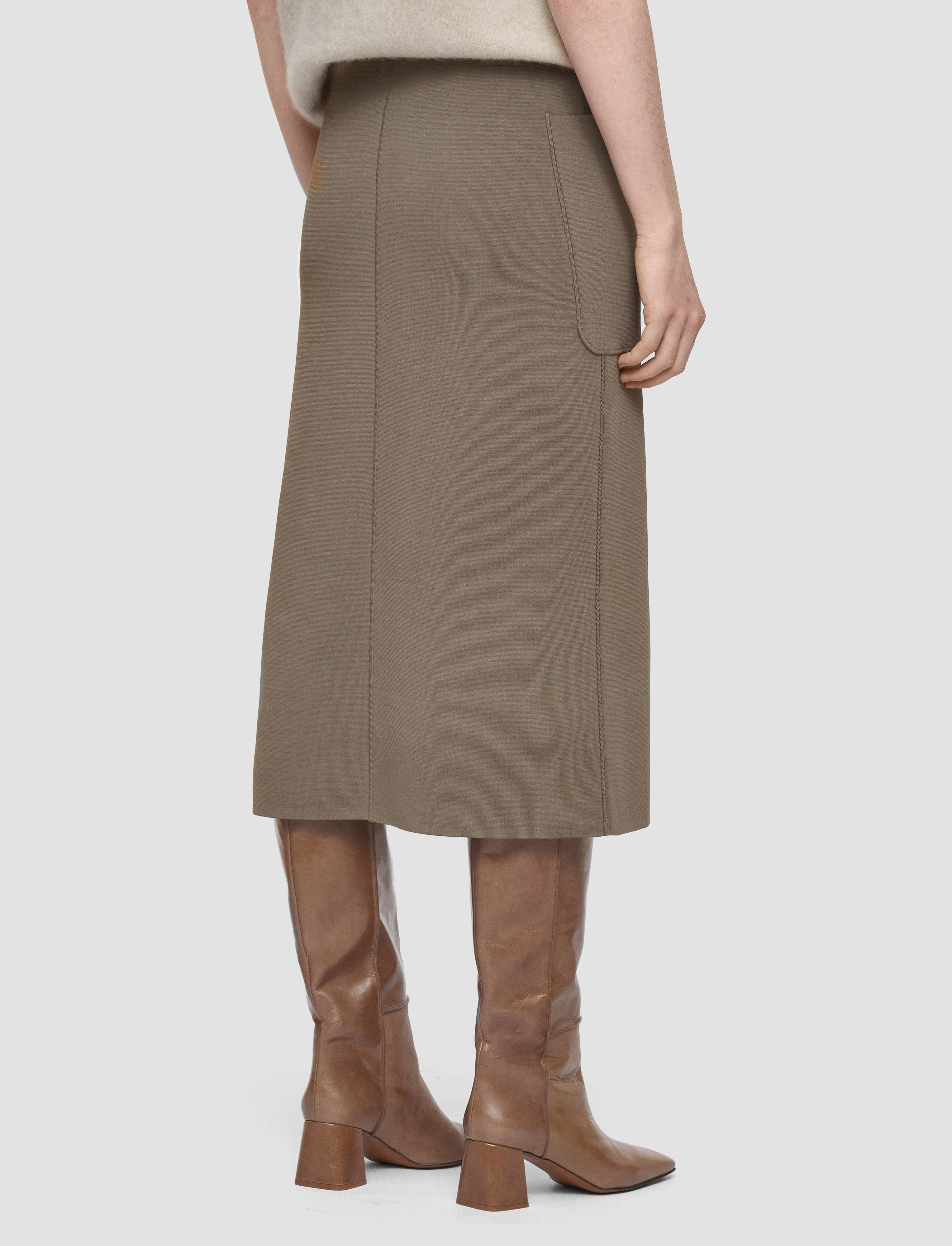 Soft Touch Travel Ease Milano Knit Stretch Skirt