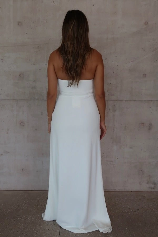 Nordic Calm Chelle Maxi Dress White