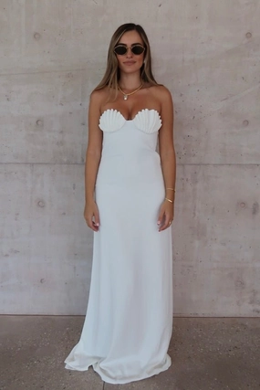 Trendy Fit Look Chelle Maxi Dress White