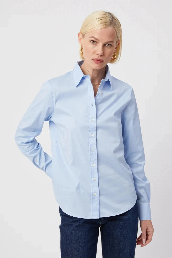 The Essentials Icon Shirt Blue Dawn Eco Friendly Dye