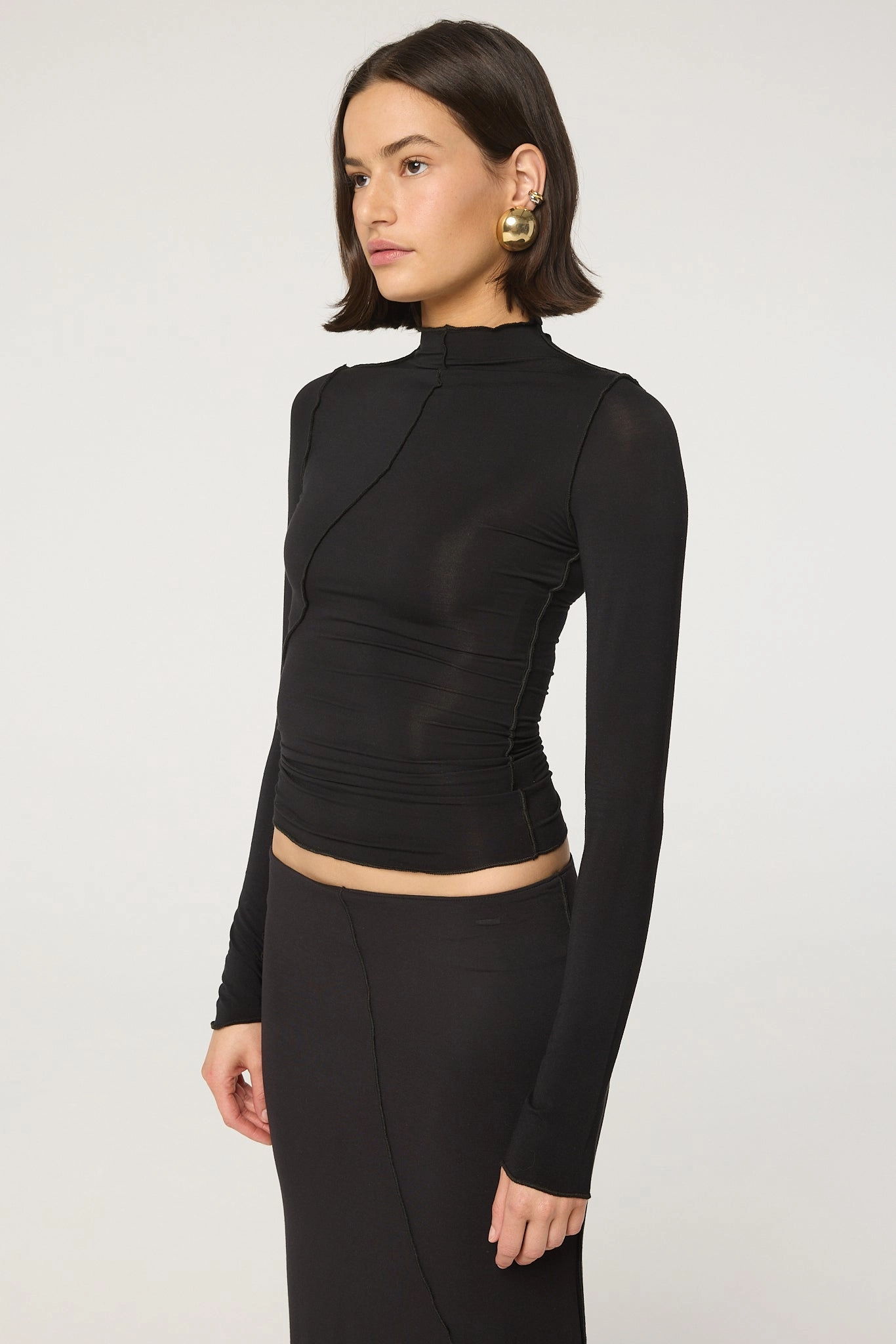 HiddenZipper Street Style ZANE TOP