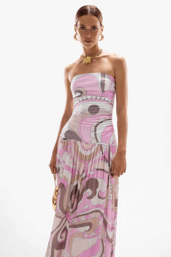 Mode Maxi Dress Antibes Delicate Details Relaxing Style