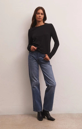 Everyday Comfort PaddedInsulation MODERN SLUB LONG SLEEVE TEE