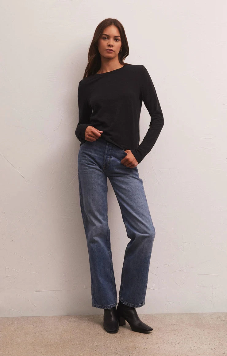 Everyday Comfort PaddedInsulation MODERN SLUB LONG SLEEVE TEE