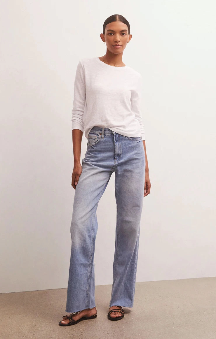 FasteningHood MODERN SLUB LONG SLEEVE TEE