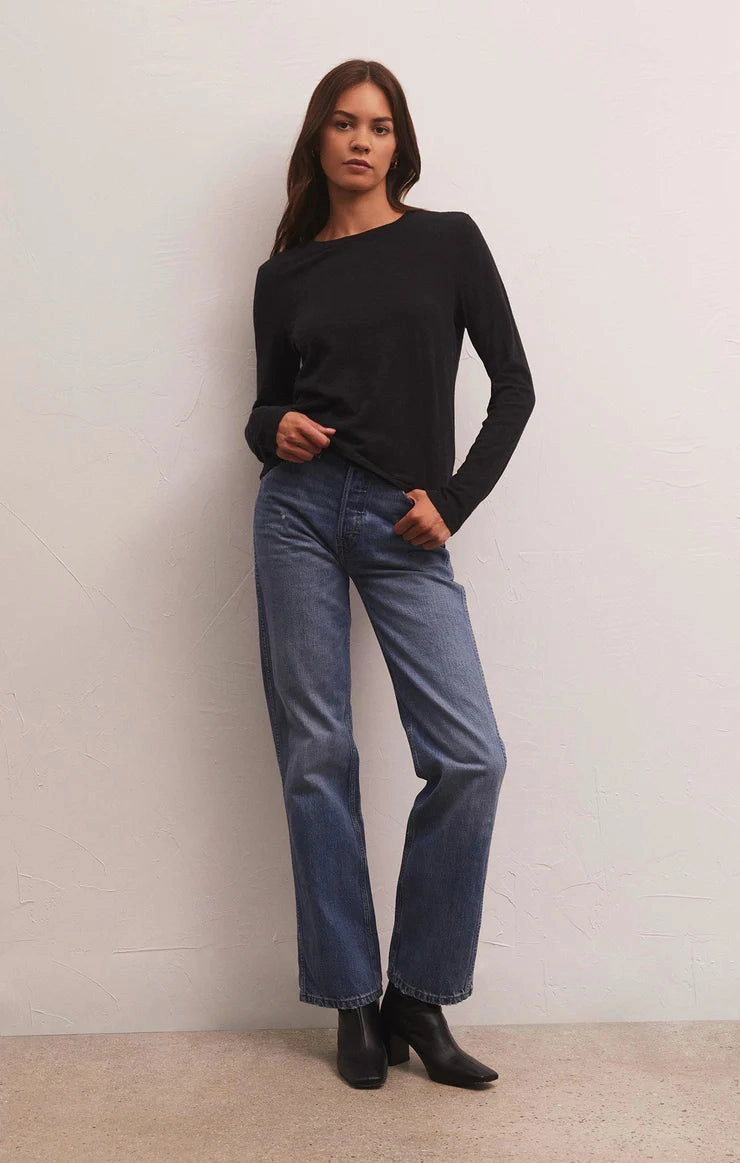 AntiPilling Technology MODERN SLUB LONG SLEEVE TEE