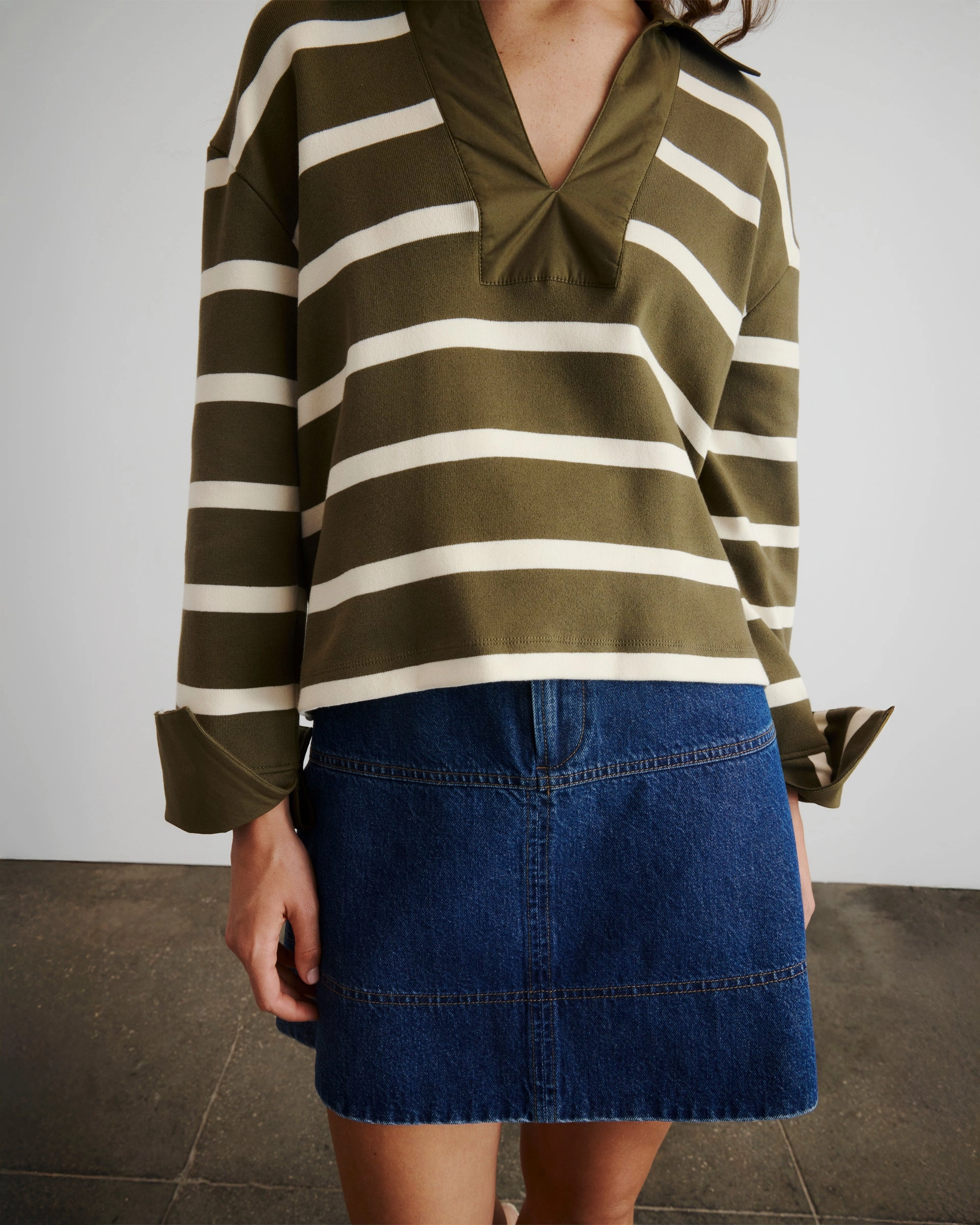 Whitney Top LongWearingComfort Rolled Hem Finish