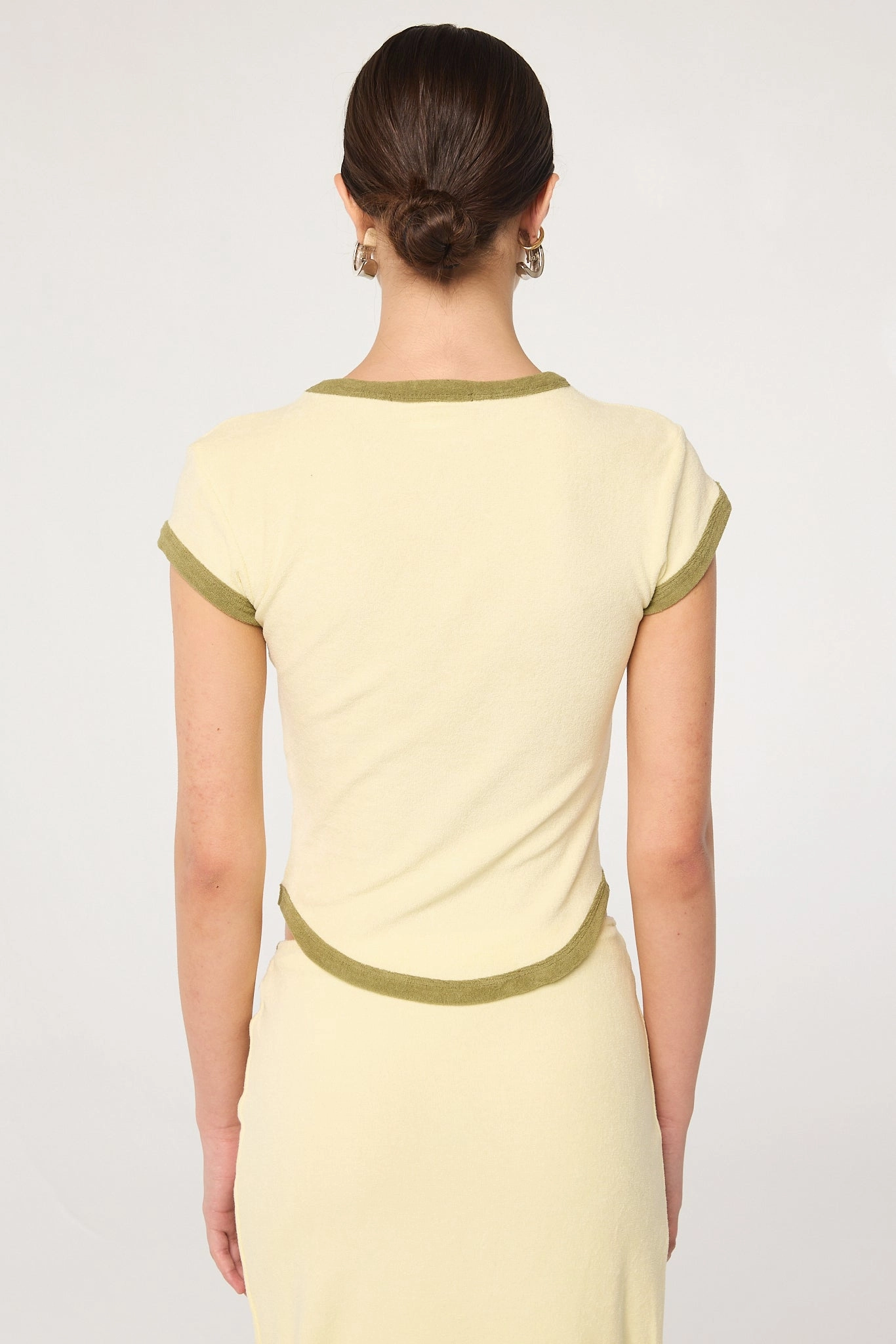 Unstructured Silhouette PreShrunkFabric LAVI T-SHIRT TERRY