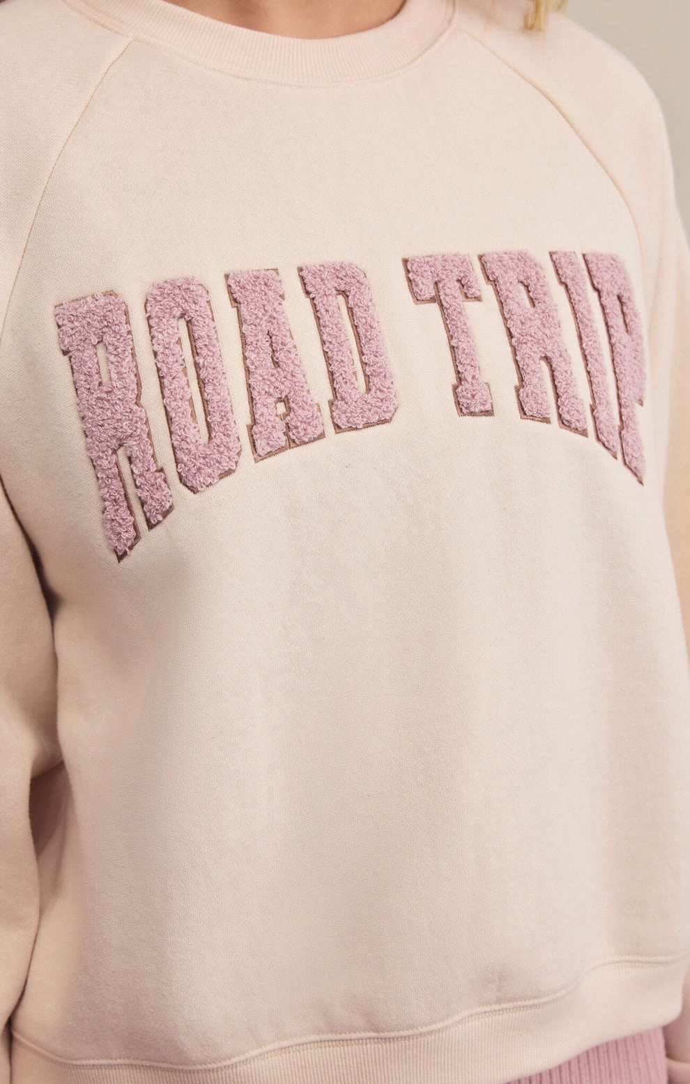 OVERSIZED ROAD TRIP SWEATSHIRT ReflectiveTrim BrushedInnerSurface