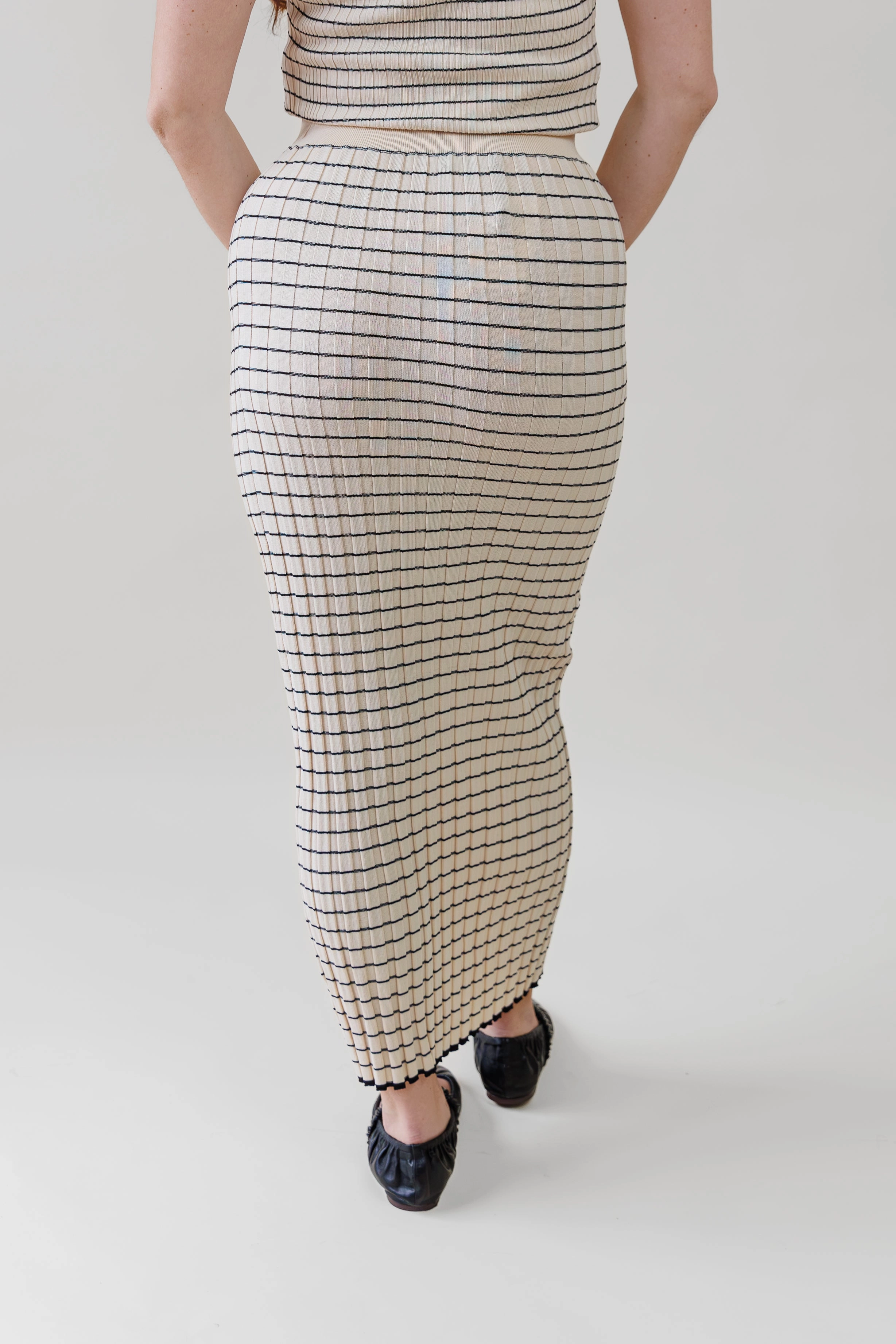 FadeResistantTreatment Perfect Comfort NOVA STRIPED SKIRT