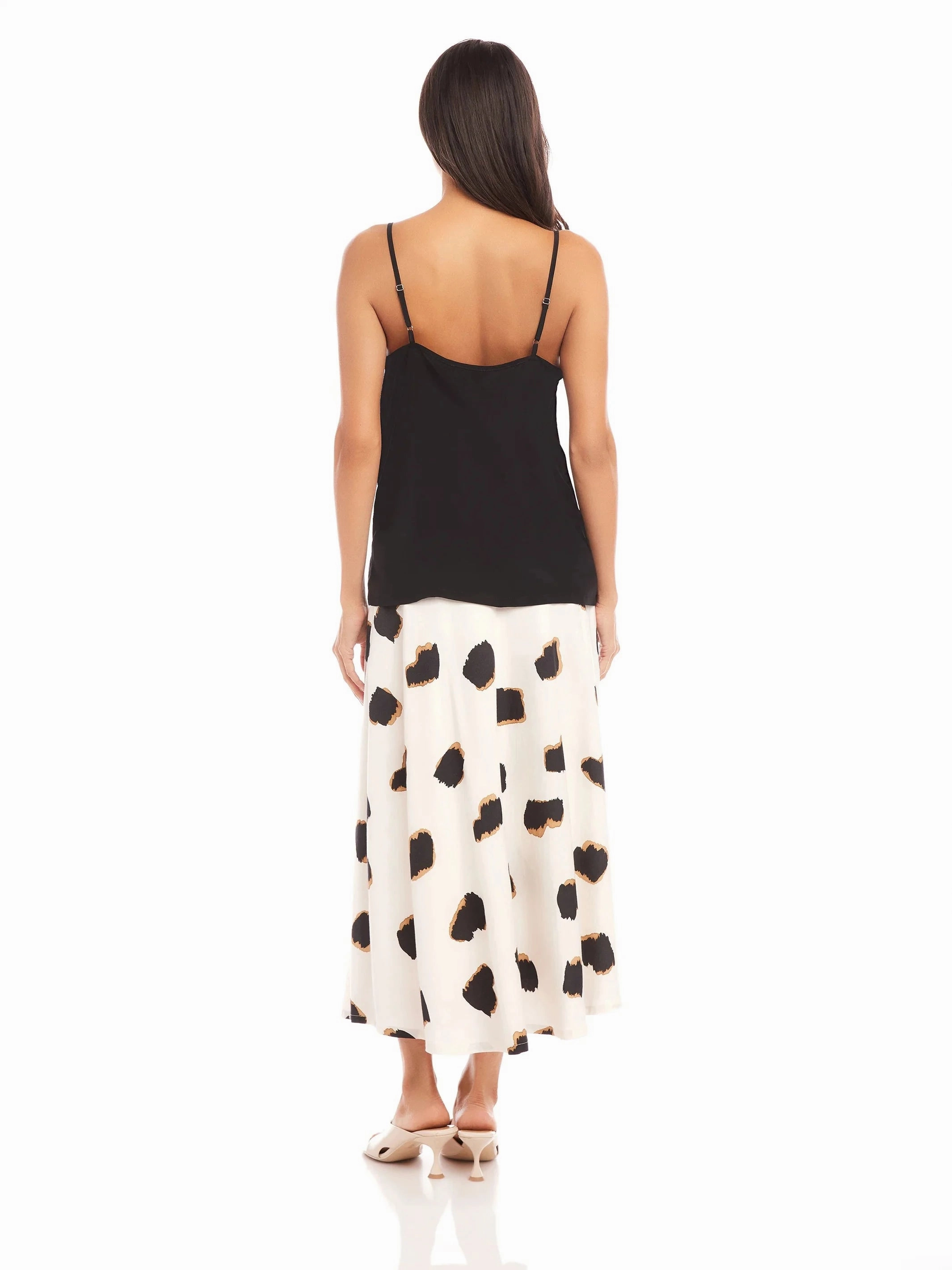 HighElasticity Carys Silk Cami Black