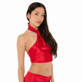 Ilta Top VentilatedMeshPaneling Ribbed Hem