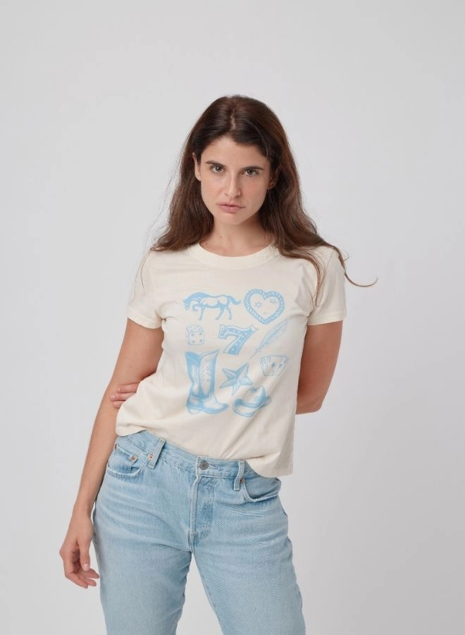 WESTERN SCENE TEE FlexibleCuffs Soft Sweater