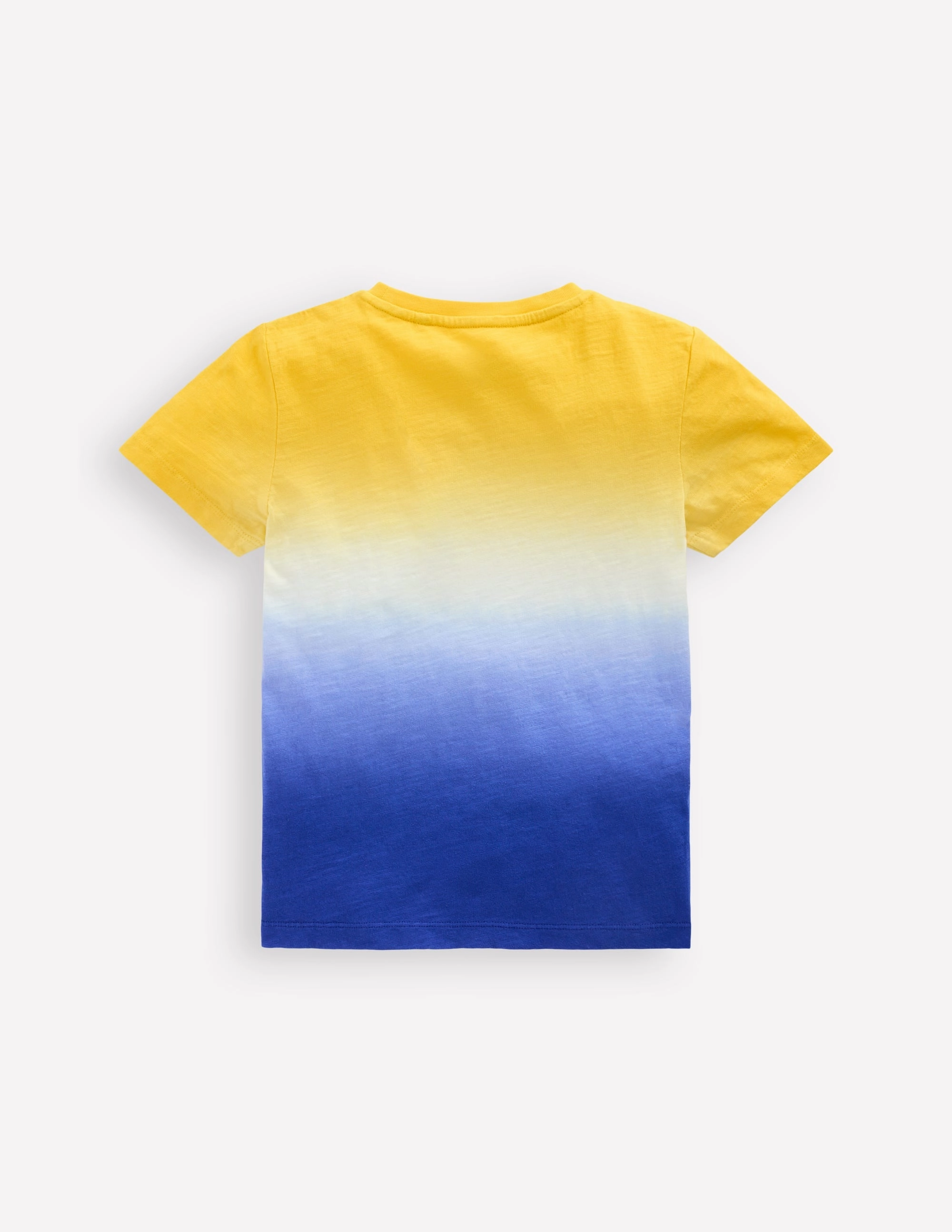 Layered Ventilation Zones LayeringFriendly Weight Tie Dye T-Shirt-Pineapple Yellow/ Bright Blue
