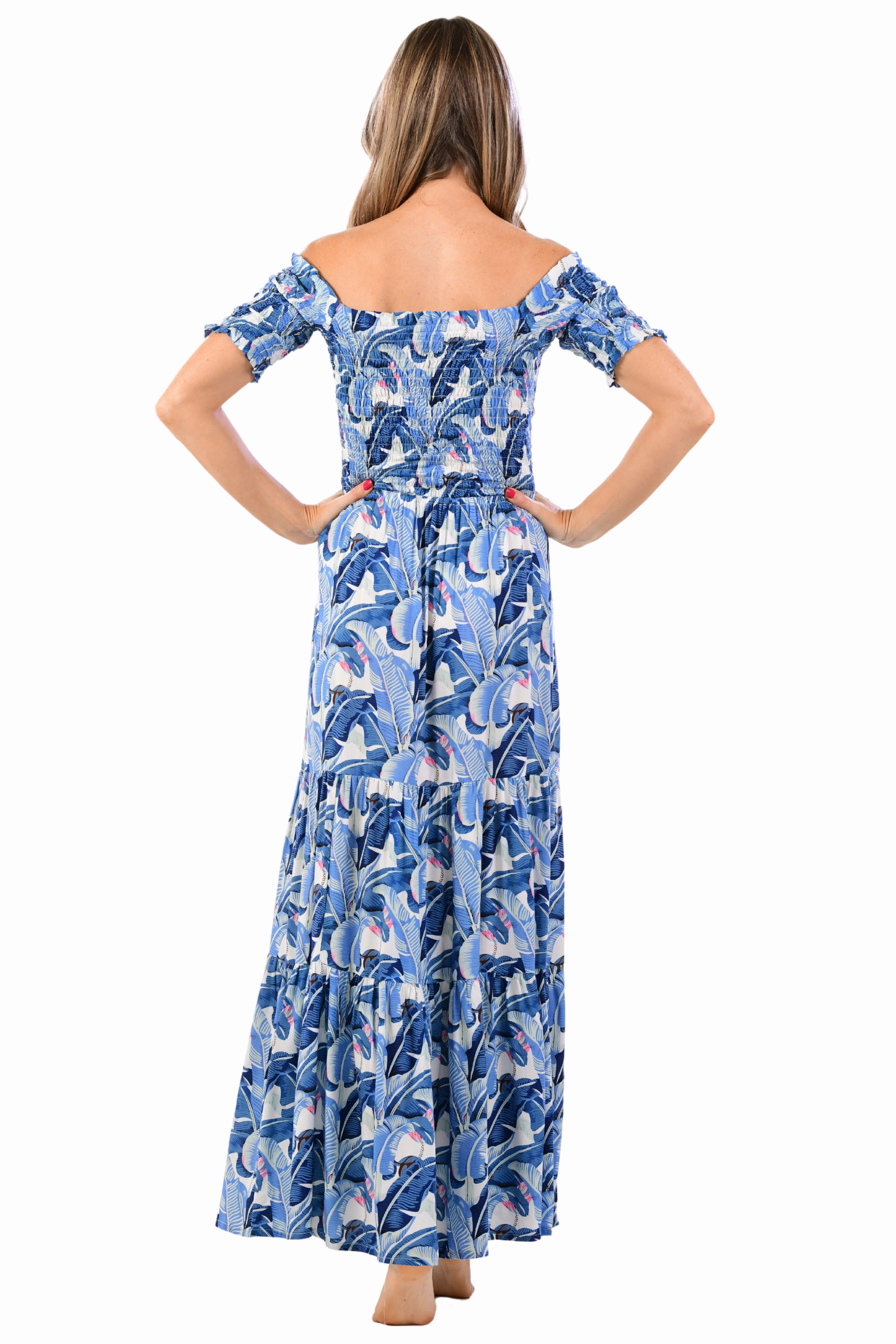 Red Carpet Skin Glow Mystique Dress / Cobalt Tropical