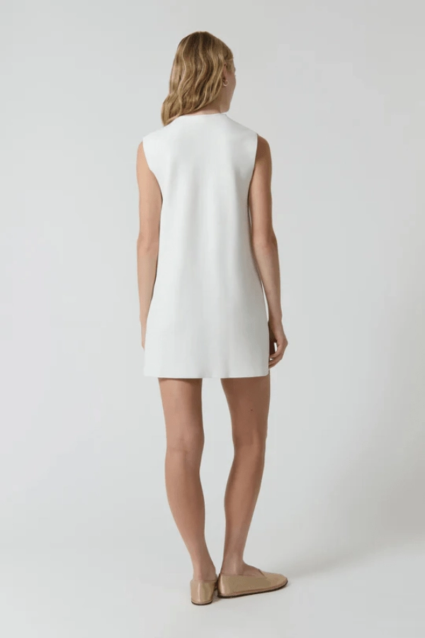 Nanda Dress White Breeze Flow