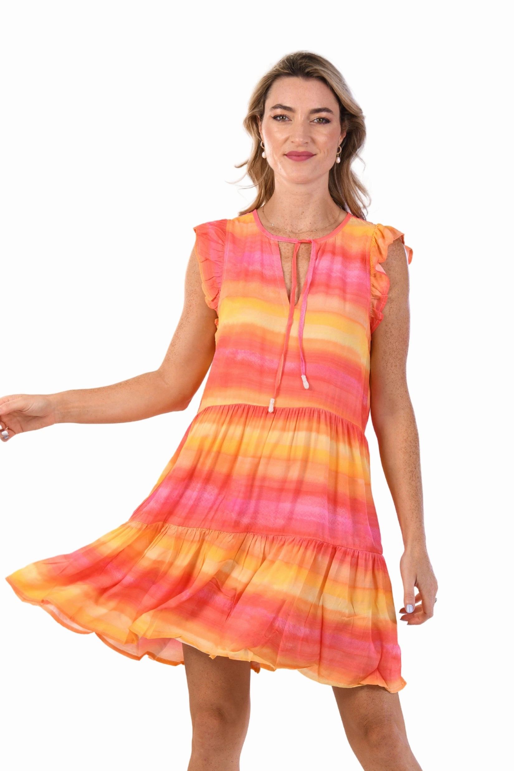 Modest Look Effortless Mood Nantucket Dress / Sunrise Ombre