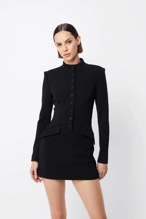 Urban appeal Network Mini Dress Black