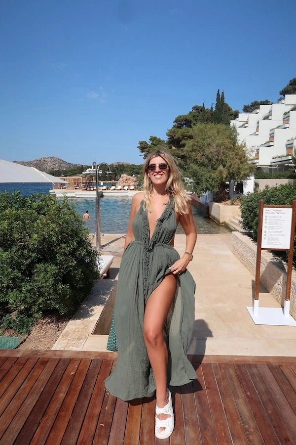 Noble Glow NEW Artemis Dress Khaki