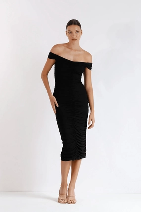 Soft Hue Low Maintenance New Horizon Tapered Midi Black