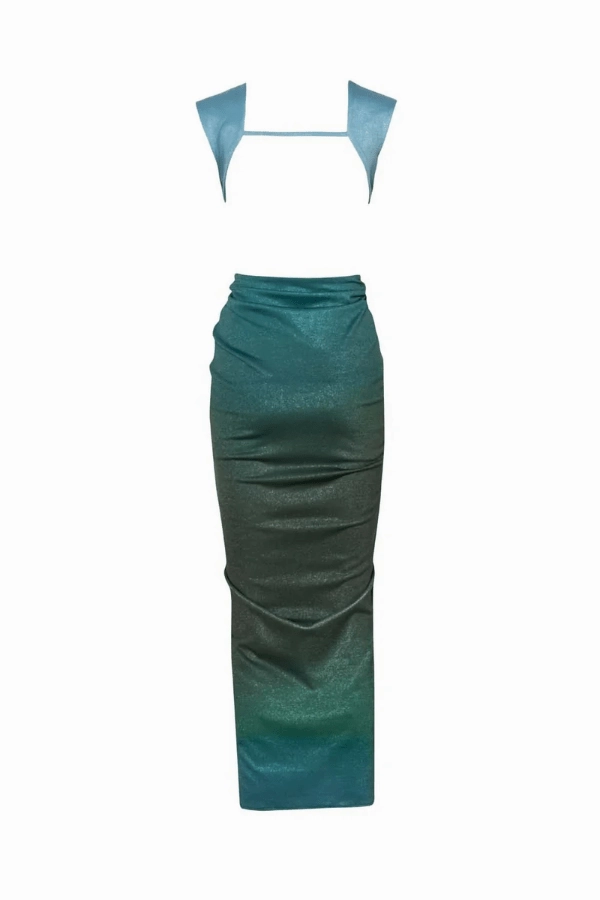 Nia Dress Dark Lime Chilly Weather Comfort