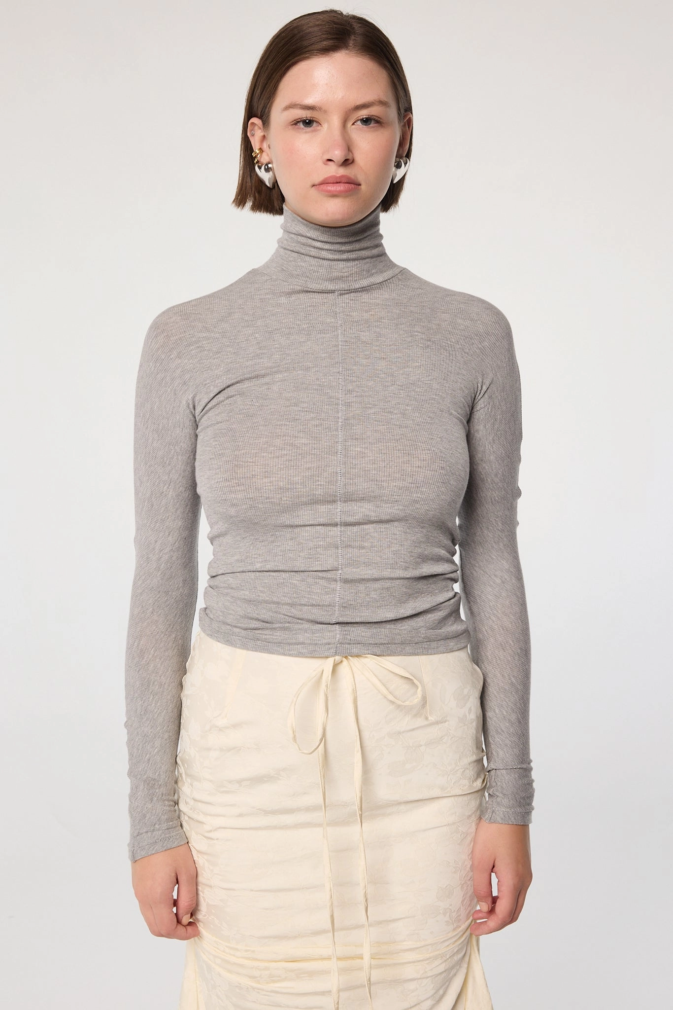BLIXA TURTLENECK TOP ButtonDownCollar