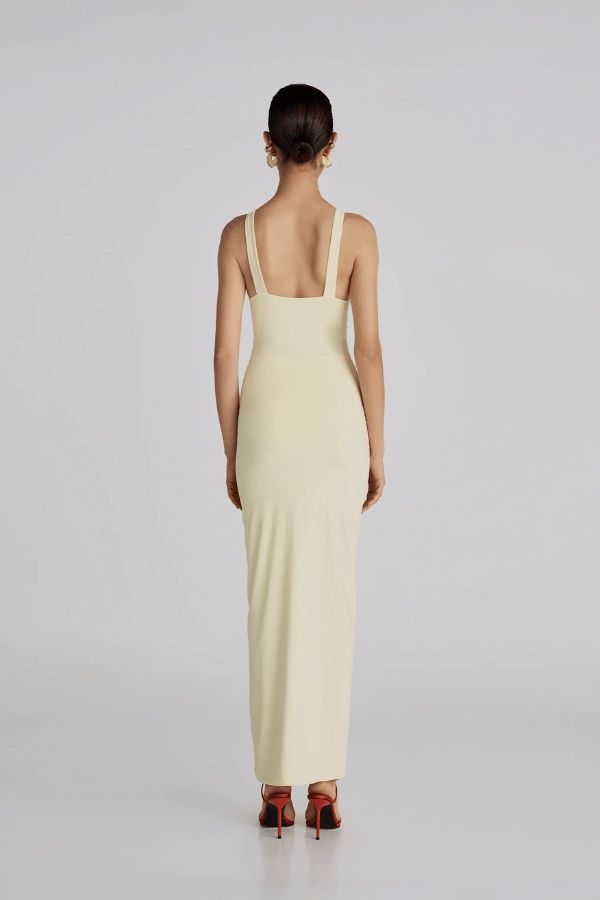 Romantic-Style Alquimia Maxi Dress Vanilla